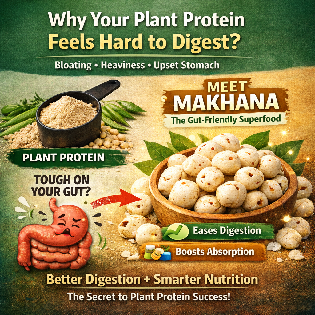 Why Your Plant Protein May Be Hard to Digest and How Makhana Superfood Can Fix It